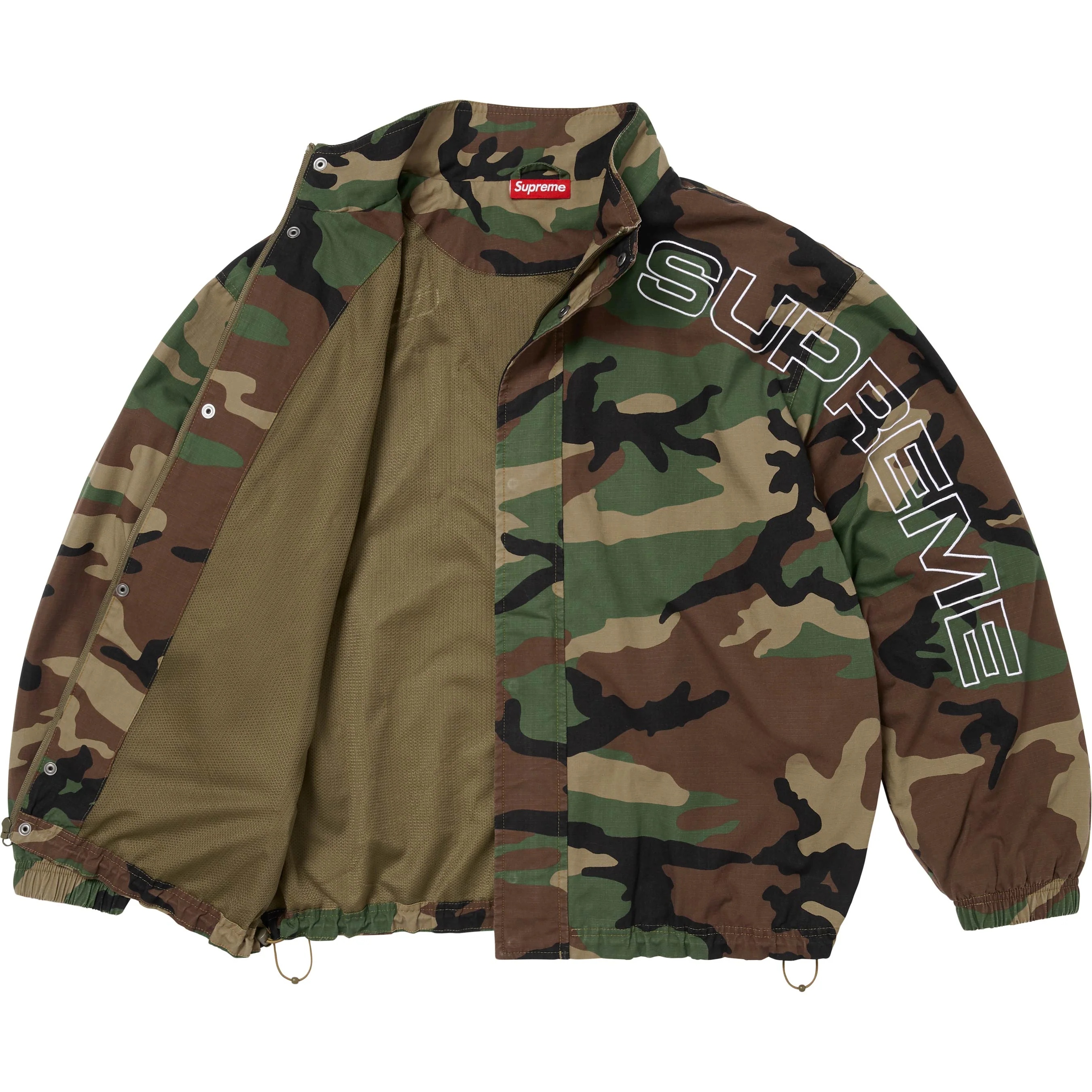 Spellout Embroidered Ripstop Track Jacket view 15